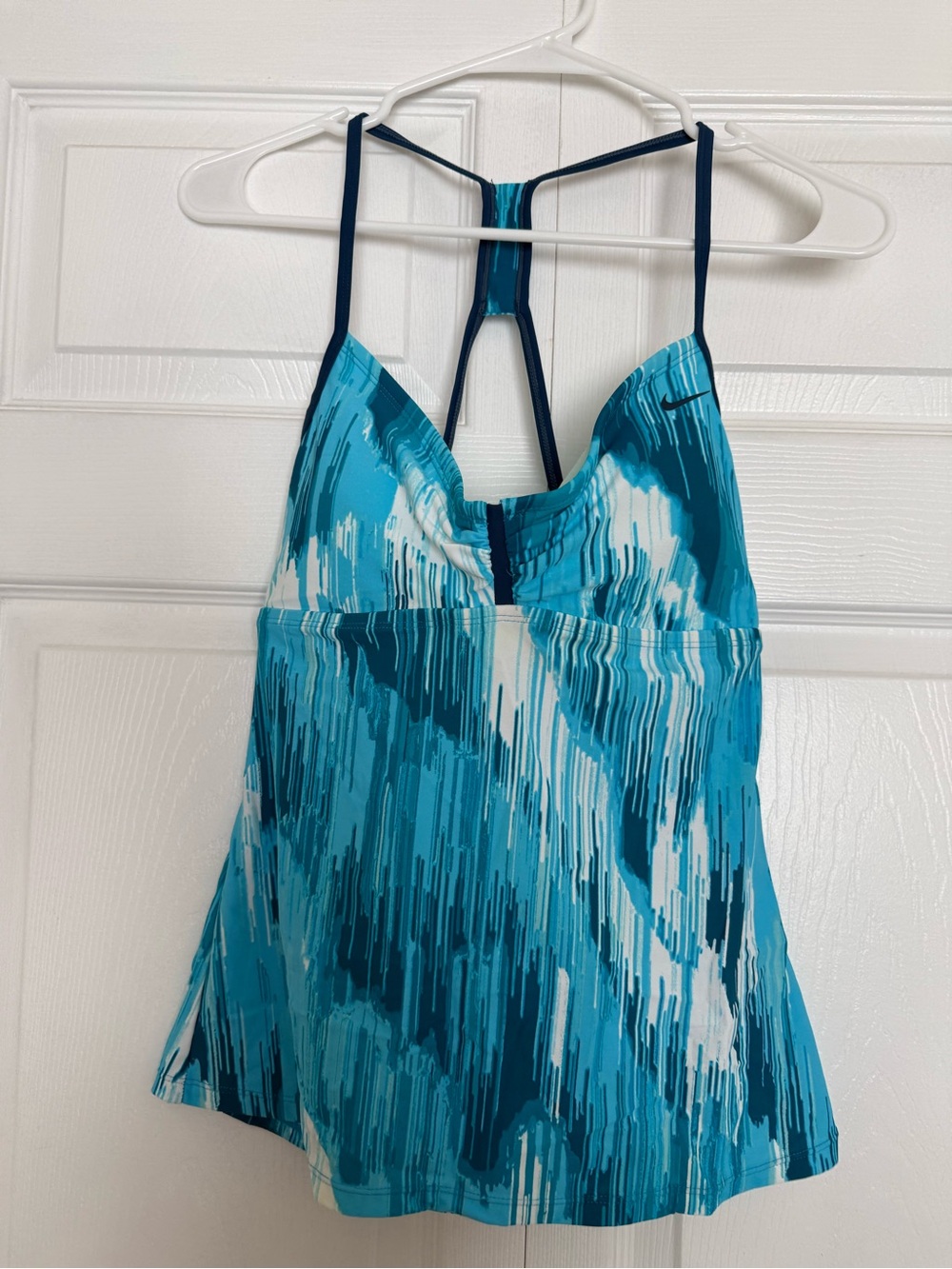 Nike Teal & Navy Strappy swim Tank